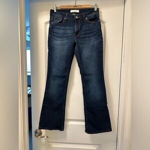 Kan Can Ivy mid rise bootcut jean, size 8, indigo